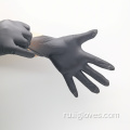 Одноразовые стерильные медицинские черные нитрильные перчатки